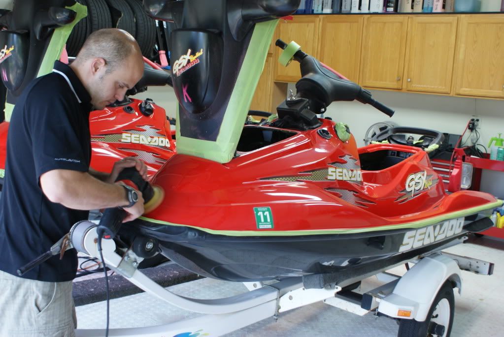 GelCoat Restoration Pair of '98 SeaDoo Jet Skis by AutoLavish